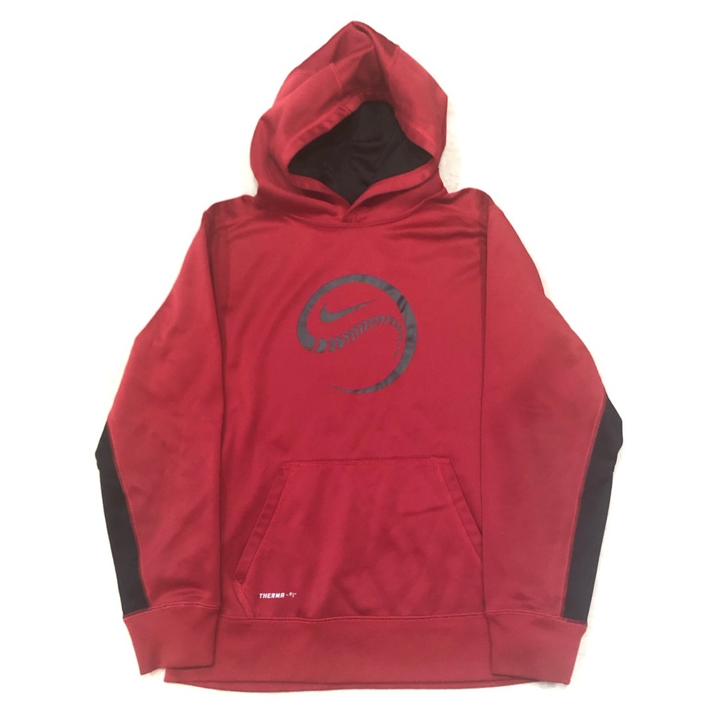Nike Boys Red Football Sweater, Size L